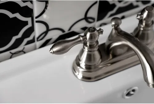 Miniatura 6 de Kingston Brass KB2601ACL American Classic - Grifo de baño central de 4 pulgadas, cromo pulido