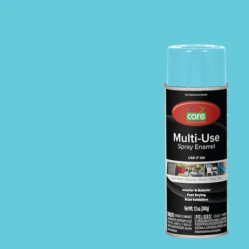 Miniatura 73 de Pintura en aerosol, 12 onzas, paquete de 6 (mezcla de colores cálidos: blanco brillante, rojo rubí, naranja, amarillo, marrón, negro brillante)