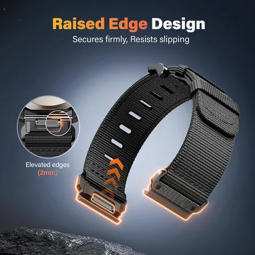 Miniatura 4 de Compatible con Garmin Fenix 6 Correa de reloj para Fenix 8 47mm/8 Pro 47mm/Fenix 7/Fenix 6 Pro/5/5 plus, 22 mm Quickfit Nylon Sport Correa de reloj