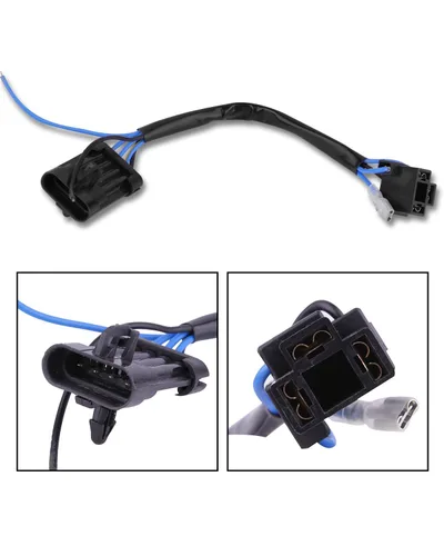 Miniatura 2 de BICYACO Adaptador de arnés de cable LED para faros delanteros de 5-3/4 pulgadas, 7 pulgadas, compatible con Harley Davidson Street Glide Road King