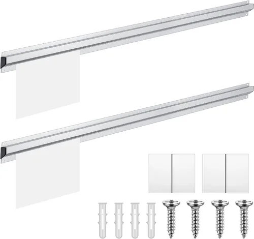 Miniatura 8 de Henoyso Soporte para boletos de restaurante de 16 pulgadas, soporte de recibos, soporte de aluminio para boletos de pedido, estante de cheques