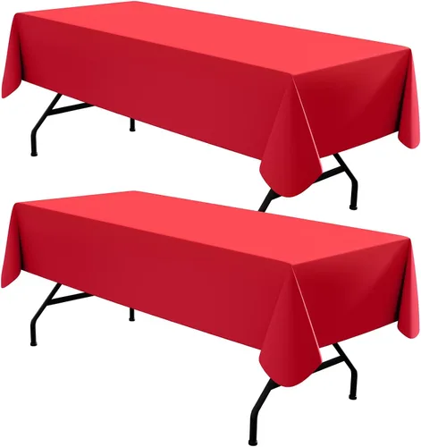 Miniatura 53 de homing - Mantel cuadrado de vinilo, mantel de plástico impermeable y a prueba de derrames con respaldo de franela, cubierta de mesa fácil de limpiar