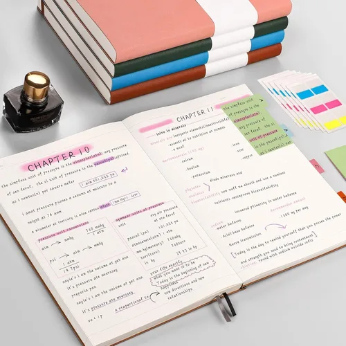 Miniatura 5 de AHGXG Cuaderno universitario rayado A4 - Cuaderno en blanco A4 extragrande con líneas - 320 páginas de diario grueso para escribir, papel grueso