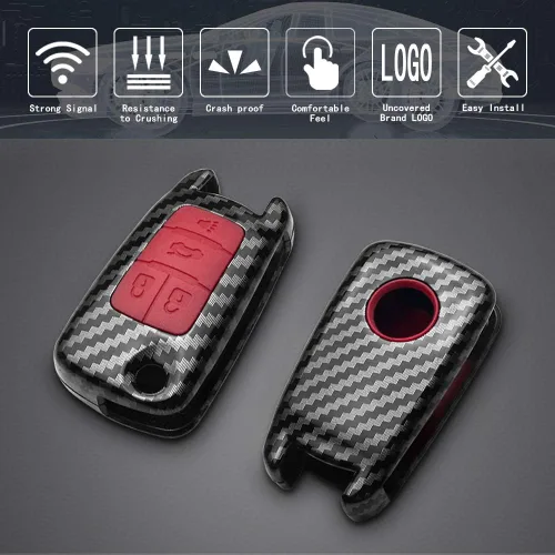 Miniatura 3 de Funda para Llavero Plegable para Buick para Chevrolet para Chevy para GMC 3 4 Botones Entrada sin Llave Control Remoto Accesorios Cubierta