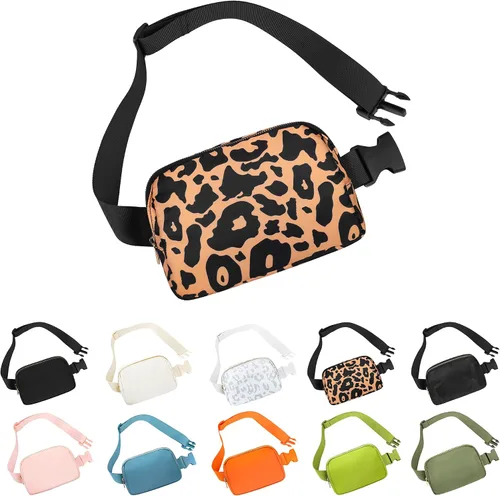 Riñonera de moda para mujeres y hombres, paquete de cintura de regalo con correa ajustable para viajes, correr, senderismo, caminar, color amarillo
