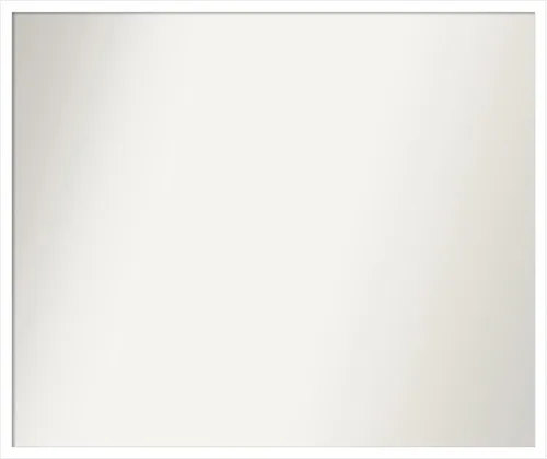 Miniatura 145 de Amanti Art Espejo de baño blanco para sobre el fregadero, 32 x 45 pulgadas, espejo de tocador rectangular blanco esbelto, marco de madera moderno