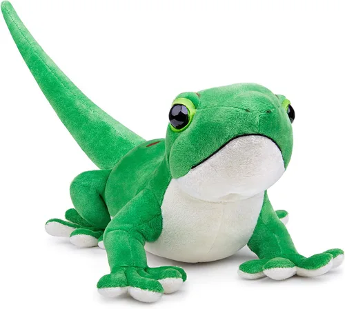 Miniatura 5 de Day Geckos - Peluche de lagarto realista de 16 pulgadas, peluche de lagarto Geckos de simulación, peluche de cola geckos suave, juguetes de animales