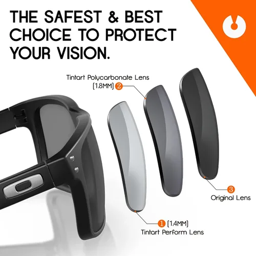 Miniatura 5 de Tintart Lentes de rendimiento compatibles con Oakley Catalyst polarizadas grabadas