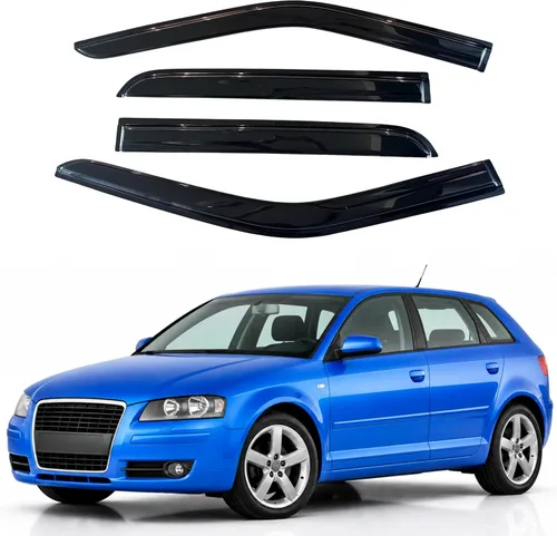 Miniatura 20 de Visor para ventana IG para Hyundai Venue 2020-2023, protector contra la lluvia, adhesivo extra duradero, deflector de viento para lado