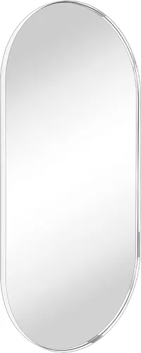 Miniatura 11 de TEHOME Espejo Ovalado de Níquel Cepillado 20x30'' Espejo de Tocador de Baño Plateado Cepillado en Forma de Cápsula/Píldora 30 x 20 pulgadas Espejo