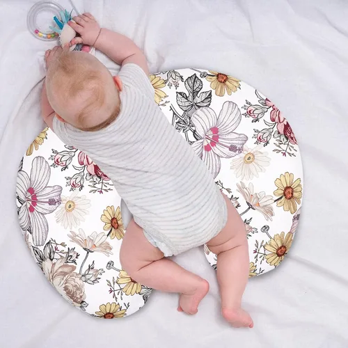 Miniatura 6 de Funda de almohada de lactancia, funda de almohada elástica para lactancia materna para bebés, niñas, suave y ajustada para funda de almohada