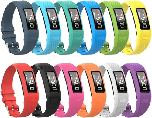 Miniatura 14 de Bandas compatibles con Garmin Vivofit 1/Vivofit2, correa de repuesto de silicona suave y colorida para Vivofit 1/Vivofit 2 Activity Tracker