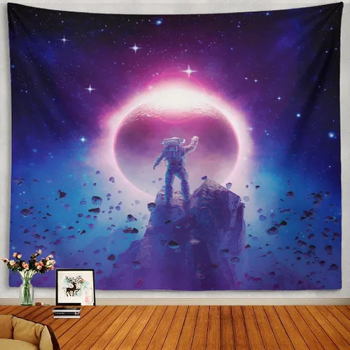Miniatura 8 de ASOCO Tapiz de Santorini para colgar en la pared, hermoso pueblo, isla Santorini, isla Santorini, hito de la naturaleza y Europa, tapiz de pared