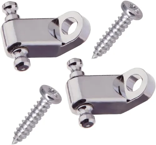 Miniatura 7 de Guías de cuerda de rodillo estándar para guitarra eléctrica, paquete de 2 unidades (dorado)