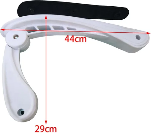 Miniatura 2 de Reposabrazos para silla de oficina, accesorio ligero, repuesto para reposabrazos de enlace delicado para silla de juegos, estilo A