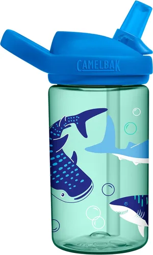 Miniatura 104 de CamelBak Eddy+ Kids Water Bottle with Bite Valve Straw, Leak‑Resistant Easy‑Sip Design for Everyday Hydration, 14oz Kids Animales de la selva