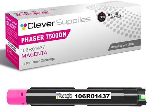 Miniatura 369 de CS compatible Xerox Phaser 6510/WorkCentre 6515 (106r03480) 2 cartuchos de tóner negro para Phaser 6510, WorkCentre 6515 2 negro