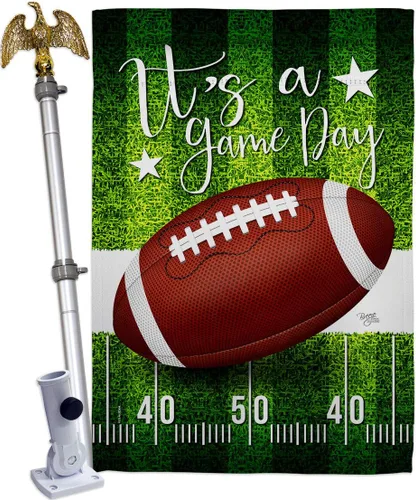 Decoración del Super Bowl 2023 para decoración del hogar, arte de pared para habitación, patio, porche, césped, jardín, bandera, poste, tapiz al
