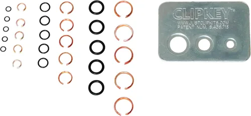 Just Clips - Anillos de fricción y juntas tóricas de 3/8" para herramientas inalámbricas Milwaukee. Incluye la única herramienta de instalación de
