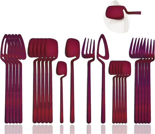 Miniatura 9 de JASHII Cuchara de mermelada de miel, mini cuchara de café de acero inoxidable, cucharadita, 6 piezas (plata mate)
