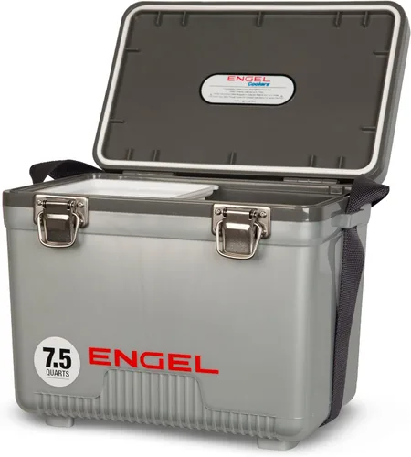 Miniatura 11 de Engel UC7 7.5qt a prueba de fugas, hermético, enfriador de caja de secado y pequeña lonchera rígida para hombres y mujeres Mango helado