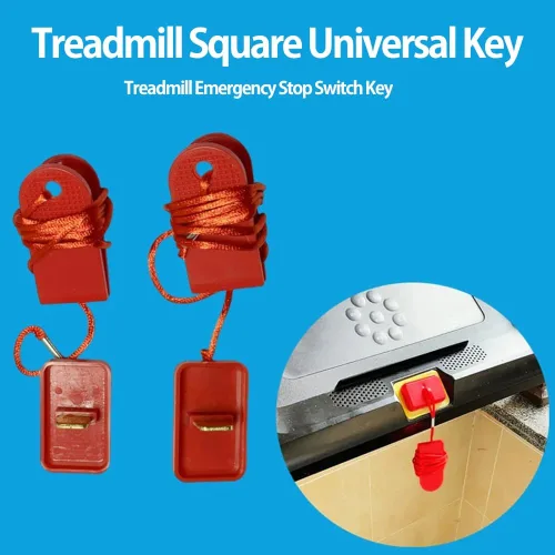 Miniatura 5 de Llave de seguridad para cinta de correr, interruptor de parada de emergencia universal para la mayoría de las cintas de correr