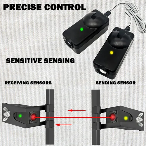 Miniatura 4 de Kit de Sensor de Seguridad 2025 Mejorado 41A5034 Compatible con Abridor de Puerta de Garaje Liftmaster Chamberlain Sears Craftsman Fabricado Después