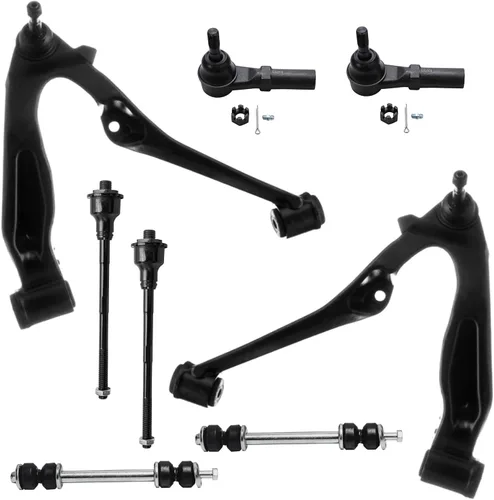 Miniatura 124 de Detroit Axle - Kit de brazos de control de extremo delantero de 8 piezas para Dodge Dakota 00-04, Durango 00-03, 4 brazos de control superior e