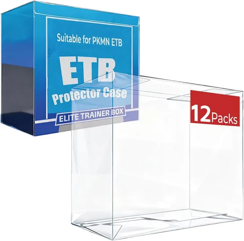 Miniatura 8 de Heetobcos Funda protectora ETB de plástico PET – 0.020 in transparente Elite Trainer Box Protector – Funda ETB compatible con cajas Elite Trainer