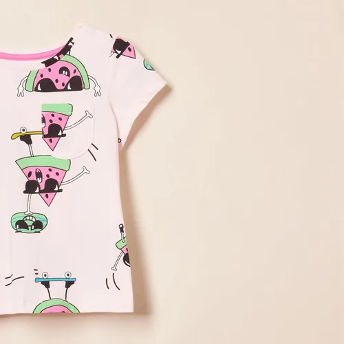 Miniatura 2 de Tienda Essentials Girls and Toddlers' Short-Sleeve T-Shirts, Multipacks