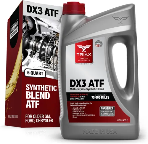 Miniatura 12 de TRIAX DX3 ATF - Compatible con la mayoría de aplicaciones GM Dexron III y Ford Mercon - Líquido para transmisión automática multiuso, optimizado