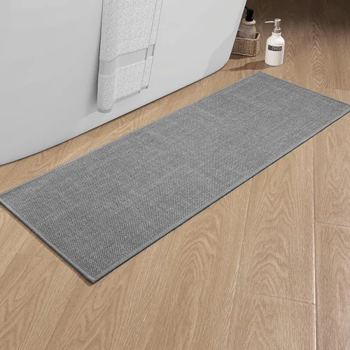 Miniatura 125 de chakme Alfombras de Baño 24x17, Alfombra de Baño Ultra Delgada Antideslizante Pequeña de Secado Rápido Absorbente para Piso de Baño