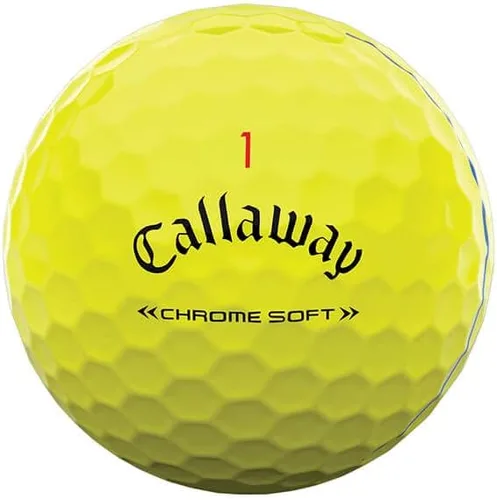 Miniatura 3 de Callaway Pelotas de golf suaves cromadas 2022 (True Track (rojo/azul)