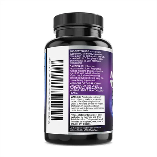 Miniatura 8 de Multivitamínico para hombres, suplemento avanzado con fórmula de espectro completo, vitaminas esenciales A, C, D, E y zinc, vitaminas B de alta
