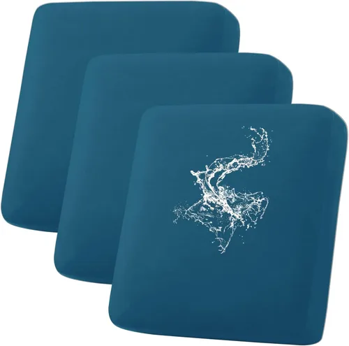 Miniatura 54 de hyha Fundas de cojín impermeables para sofá, funda elástica para asiento de sofá para perro, lavable, antideslizante, impermeable, fundas de cojín