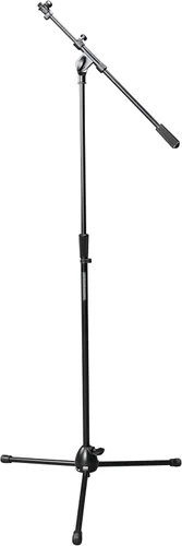 Miniatura 7 de Gator Frameworks Serie Rok-It Soporte Trípode Telescópico para Micrófono Ajustable con 32" a 62" de Altura y Brazo Extensible, Totalmente Plegable