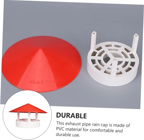 Miniatura 7 de GANAZONO 1 cubierta de lluvia multifunción para chimeneas, ventilación resistente a la intemperie, fácil instalación, ligera, resistente al