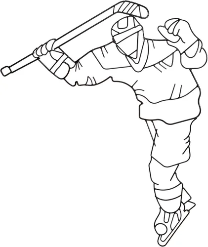 Hosley® Eleva tu espacio con nuestro arte de pared de metal de jugador de hockey sobre hielo de 29.25 pulgadas de alto, arte deportivo contemporáneo