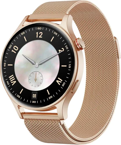 Miniatura 10 de Fitpolo Reloj inteligente para hombres y mujeres, pantalla táctil AMOLED de 1.3 pulgadas, rastreador de fitness, hacer/responder llamadas, monitor