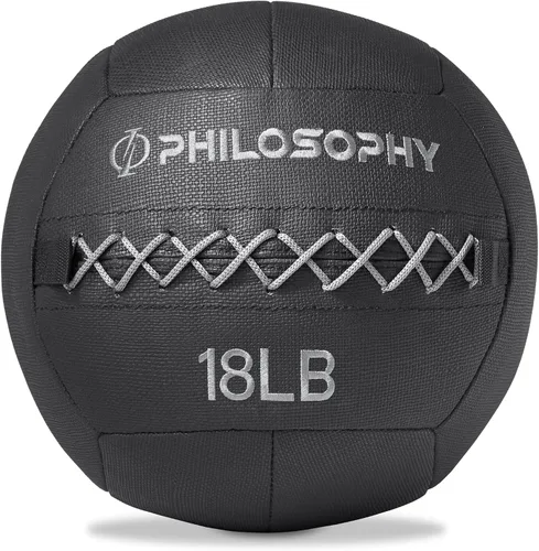 Miniatura 11 de Philosophy Gym Bola medicinal con peso de carcasa suave con agarre antideslizante