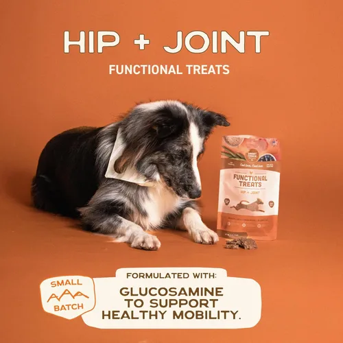 Miniatura 3 de Smart Cookie All Natural Dog Treats - Galletas saludables para perros de pollo para cadera y articulaciones con glucosamina, ideales para perros