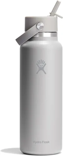 Miniatura 22 de Hydro Flask Botella de agua – Acero inoxidable aislado – Tapa flexible con popote de boca ancha, antiderrames, a prueba de fugas y recargable en 32