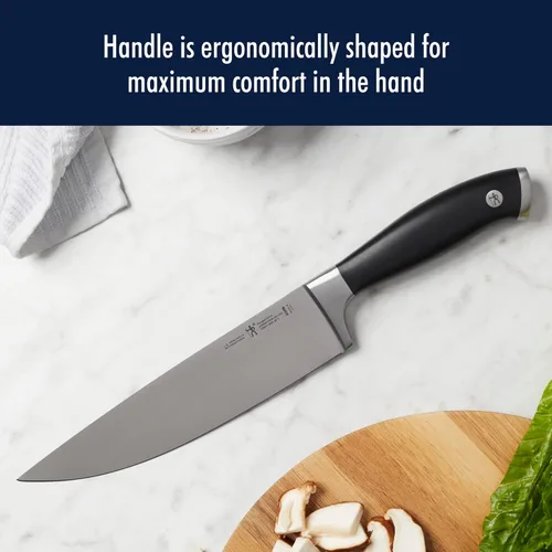 Miniatura 5 de HENCKELS Forged Elite Razor-Sharp - Juego de cuchillos de cocina de 3 piezas, cuchillo de chef, cuchillo de pelar, cuchillo de pan, ingeniería