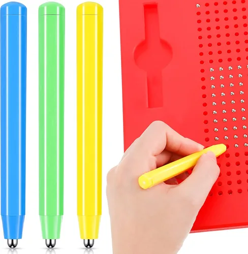 3 lápices de repuesto para lápiz capacitivo magnético, bolígrafos de repuesto para jugar Magnapad tablero de dibujo magnético Tableta de escritura