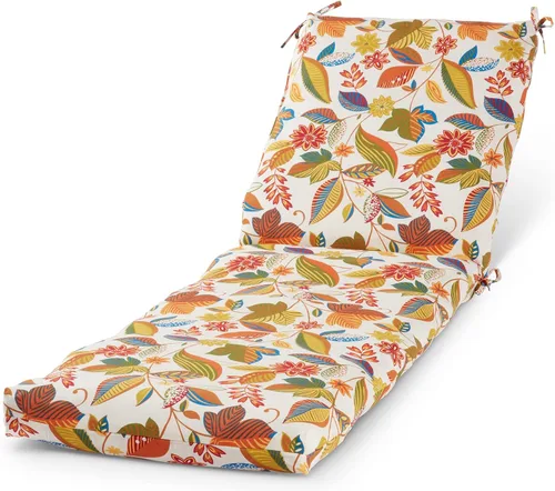Miniatura 19 de Cojín reversible para silla de descanso para exteriores, color blanco tropical