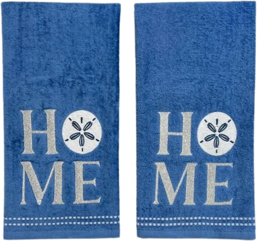 Miniatura 12 de Serafina Home Toallas de mano náuticas para huéspedes: Coastal Love Anchors The Soul, 2 piezas suaves y absorbentes