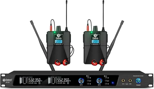 Miniatura 12 de D Debra Bodypack con auricular solo apto para sistema de monitor in-ear inalámbrico mono ER-202 y ER-102, no se puede usar solo (solo 1 Bodypack)