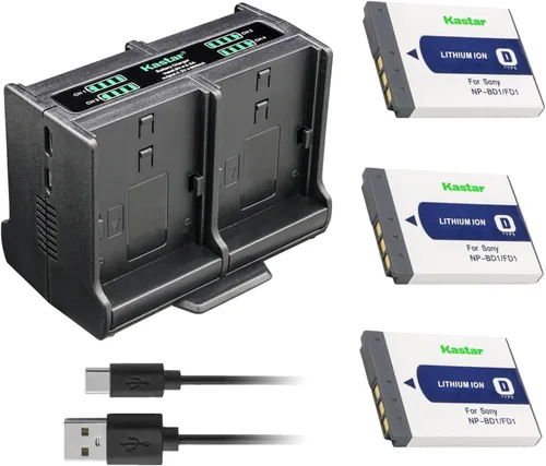 Miniatura 7 de Kastar Cargador de batería cuádruple compatible con cámaras Sony Cyber-Shot DSC-TX1, Cyber-Shot DSC-G3, Cyber-Shot DSC-T2, Cyber-Shot DSC-T70
