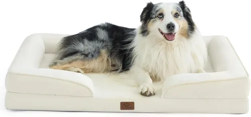 Bedsure Cama ortopédica XL para perros extragrandes, cama lavable para perros y gatos, impermeable, cómodo sofá para perros con funda extraíble