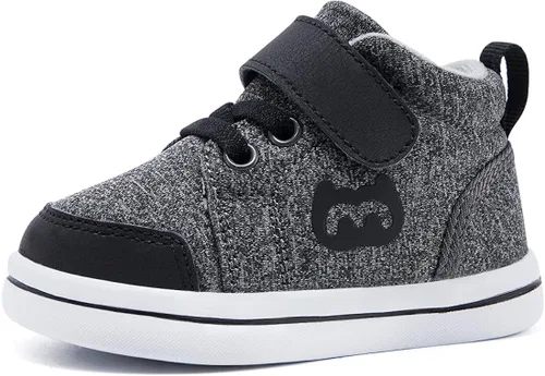 BMCiTYBM Zapatos para bebé niño y niña, suaves, antideslizantes, ligeros, para caminar por el primer paso de 6, 9, 12, 18, 24 meses